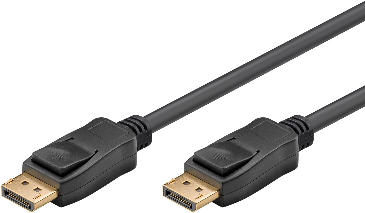 Wentronic Goobay 61698 DisplayPort-Kabel 3 m Schwarz - Kabel - Digital/Display/Video, Ansicht 2