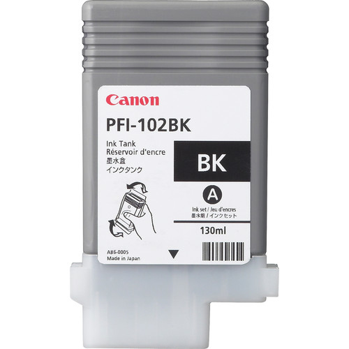 Canon PFI-102 BK - 130 ml - Schwarz - Original, Ansicht 2