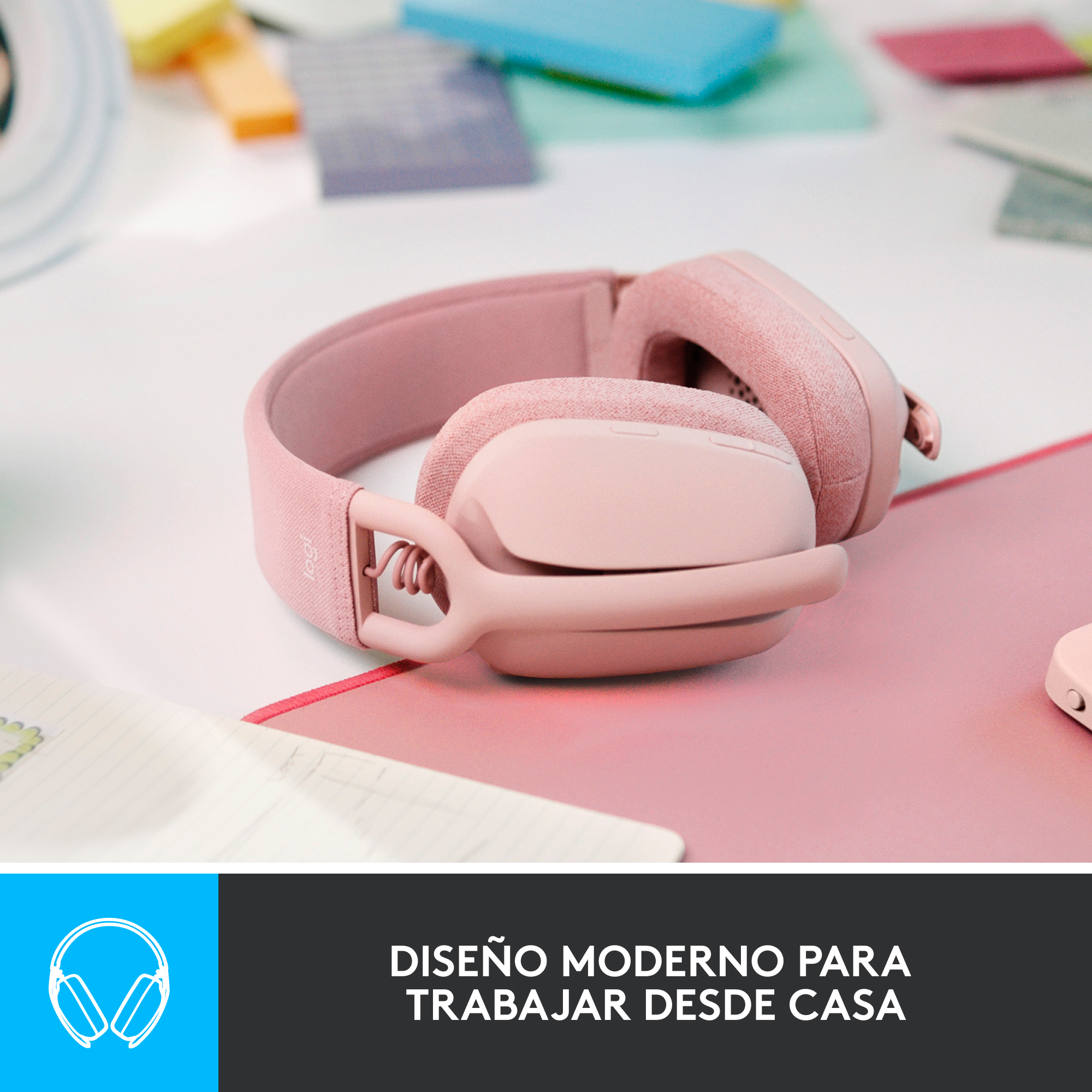 Logitech Zone Vibe 100 - Headset - ohrumschließend, Ansicht 2