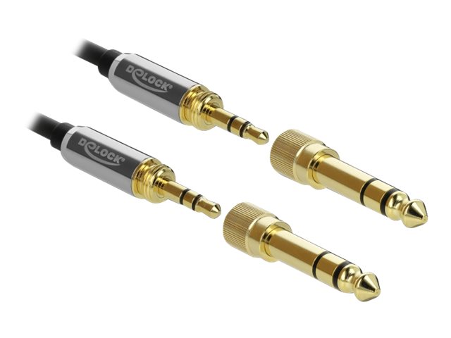 Delock Audio-Kabelkit - Schwarz - gewickelt