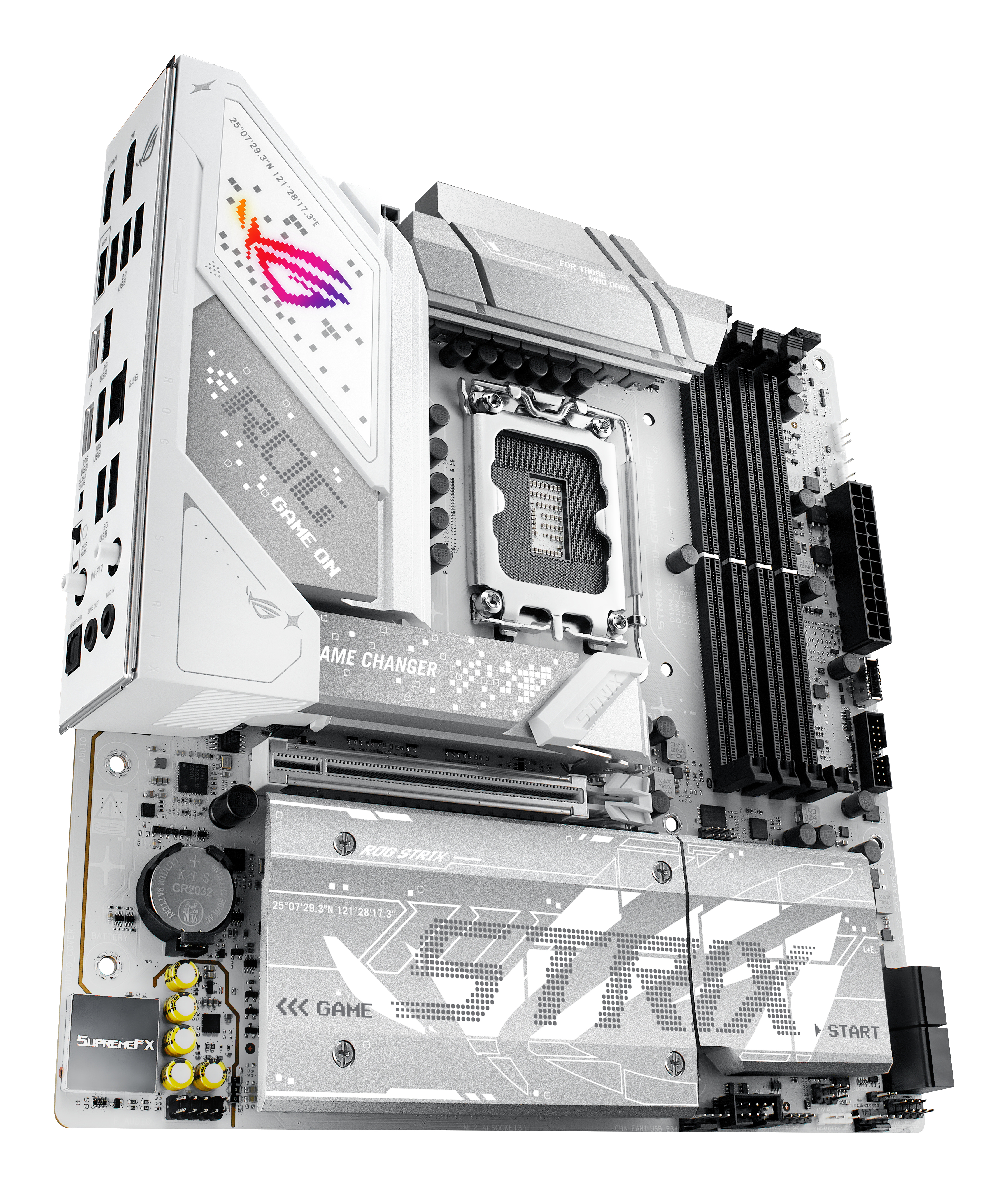ASUS ROG STRIX B860-G GAMING WIFI - Motherboard - micro ATX - LGA1851-Sockel - B860 - Onboard-Grafik(CPU erforderlich), Ansicht 3