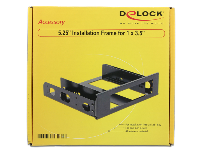 Delock Laufwerksschachtadapter - 5,25 bis 3,5 (13.3 cm to 8.9 cm), Ansicht 2