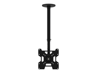 Techly Klammer - für LCD-Display - Stahl - Schwarz - Bildschirmgröße 58.4-94 cm (23-37)