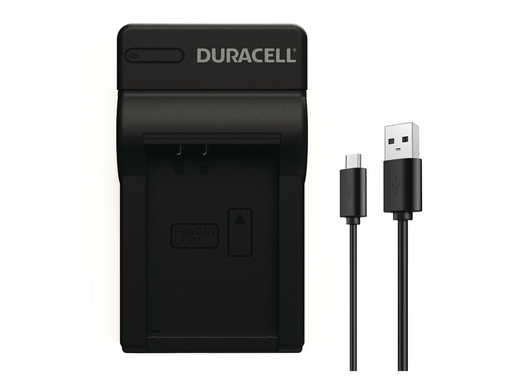 Duracell DRC5911 - USB - Indoor Batterieladegerät - Canon LP-E12 - Schwarz - 5 V - 5 V, Ansicht 2