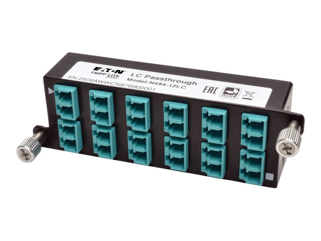 Tripp Eaton Tripp Lite Series 10GbE High Density Pass-Through Cassette 12 LC Duplex Connection