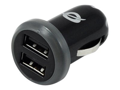 Conceptronic CUSBCAR2A USB Car Tablet Charger 2A - Auto-Netzteil - 2 A - 2 Ausgabeanschlussstellen (USB)
