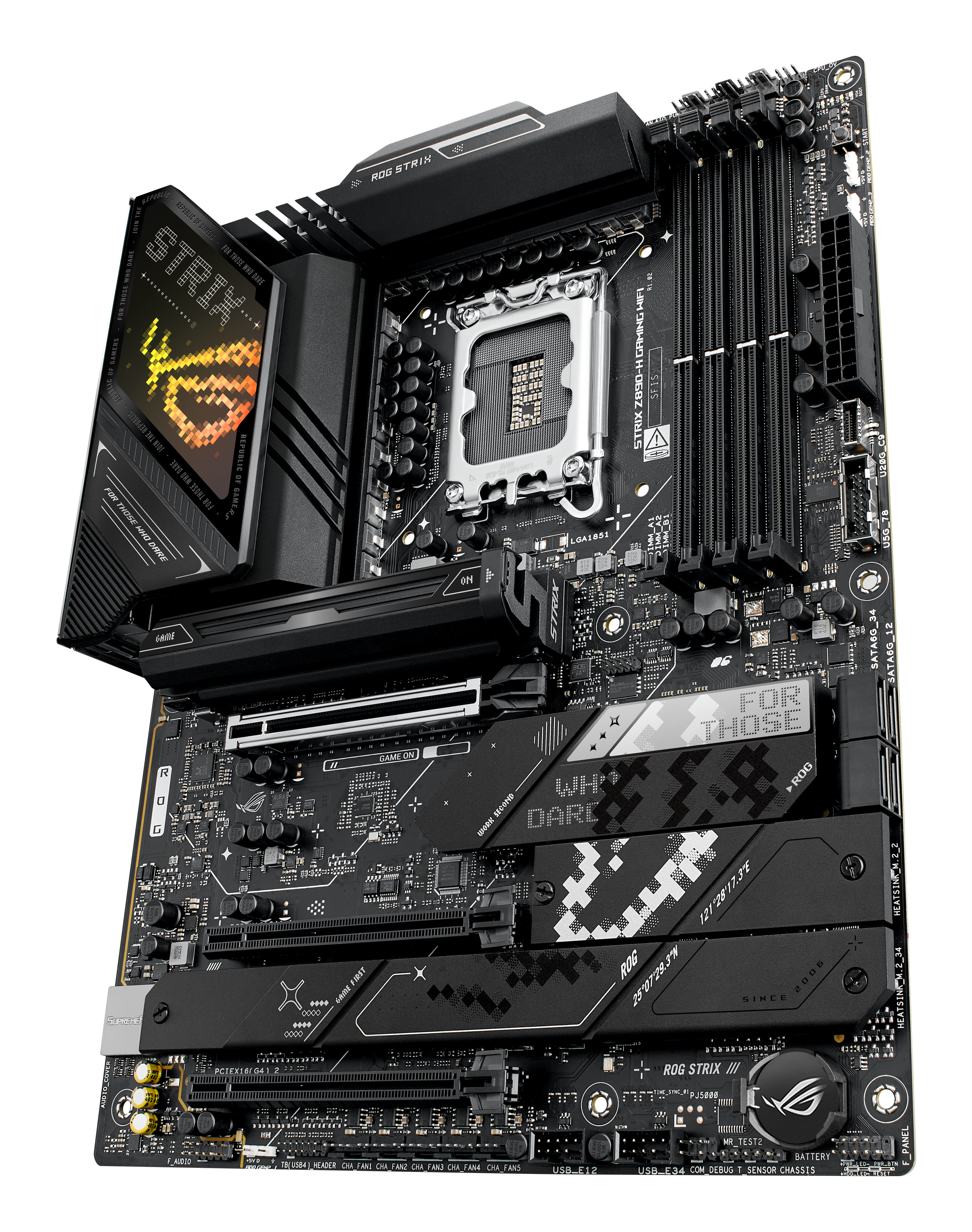 ASUS ROG STRIX Z890-H GAMING WIFI - Motherboard - ATX - LGA1851-Sockel - Z890 Chipsatz, Ansicht 4