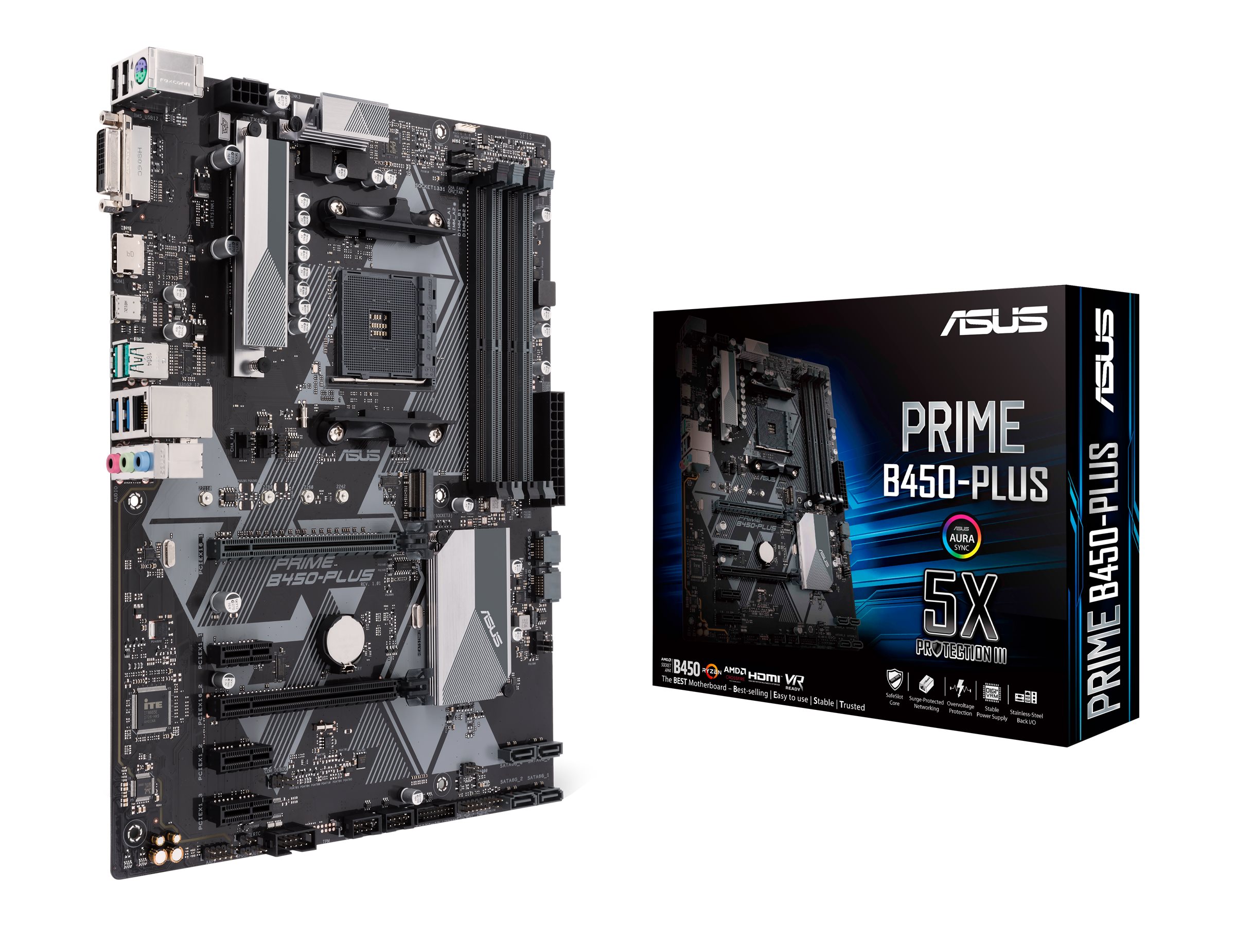 Asus PRIME B450-PLUS B450 ATX (90MB0YN0-M0EAY0)