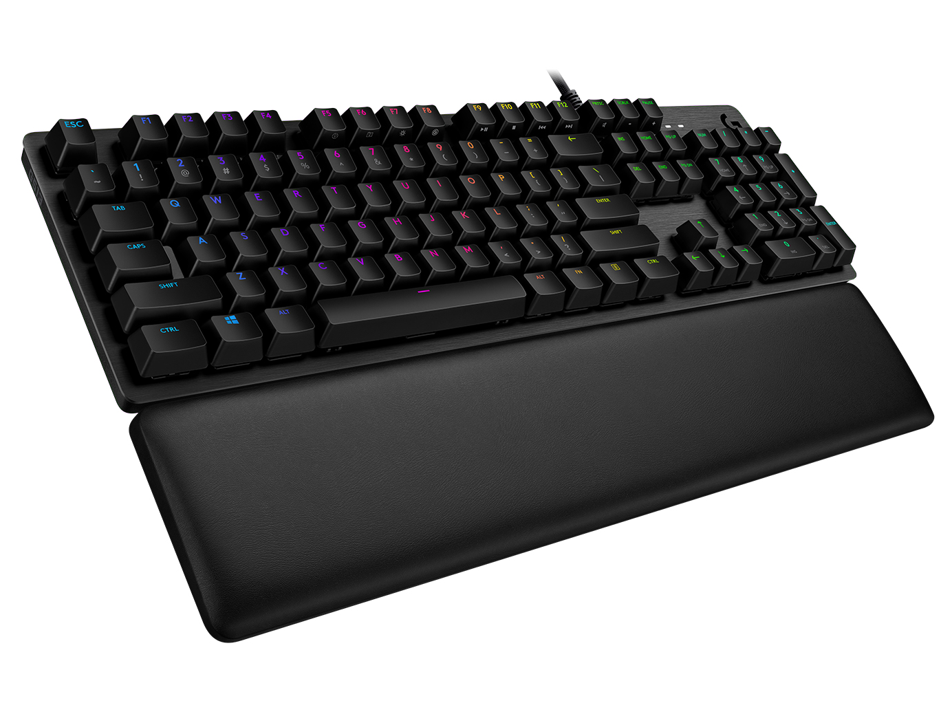 Logitech G G513 CARBON LIGHTSYNC RGB Mechanical Gaming Keyboard, GX Brown, Kabelgebunden, USB, Mechanischer Switch, QWERTY, RGB-LED, Karbon