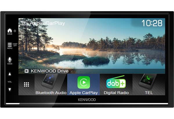 JVC Kenwood DMX7722DABS - Schwarz - 2 DIN - NTSC - PAL - AAC - FLAC - MP3 - WAV - WMA - BMP - JPEG - PNG - H.264 - MKV, Ansicht 3
