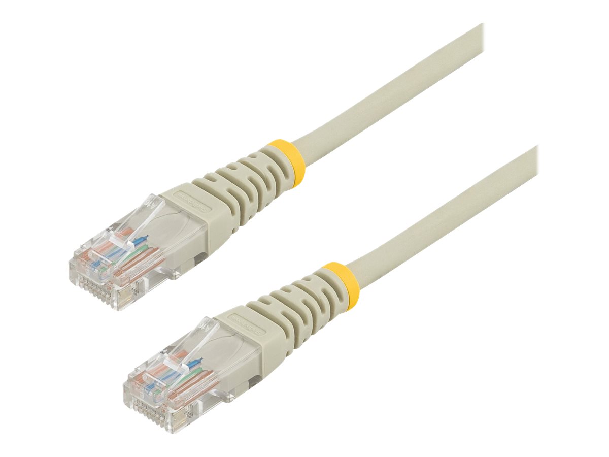 StarTech.com 10m Cat5e Ethernet Netzwerkkabel Snagless mit RJ45 - Cat 5e UTP Kabel - Grau - Patch-Kabel - RJ-45 (M)