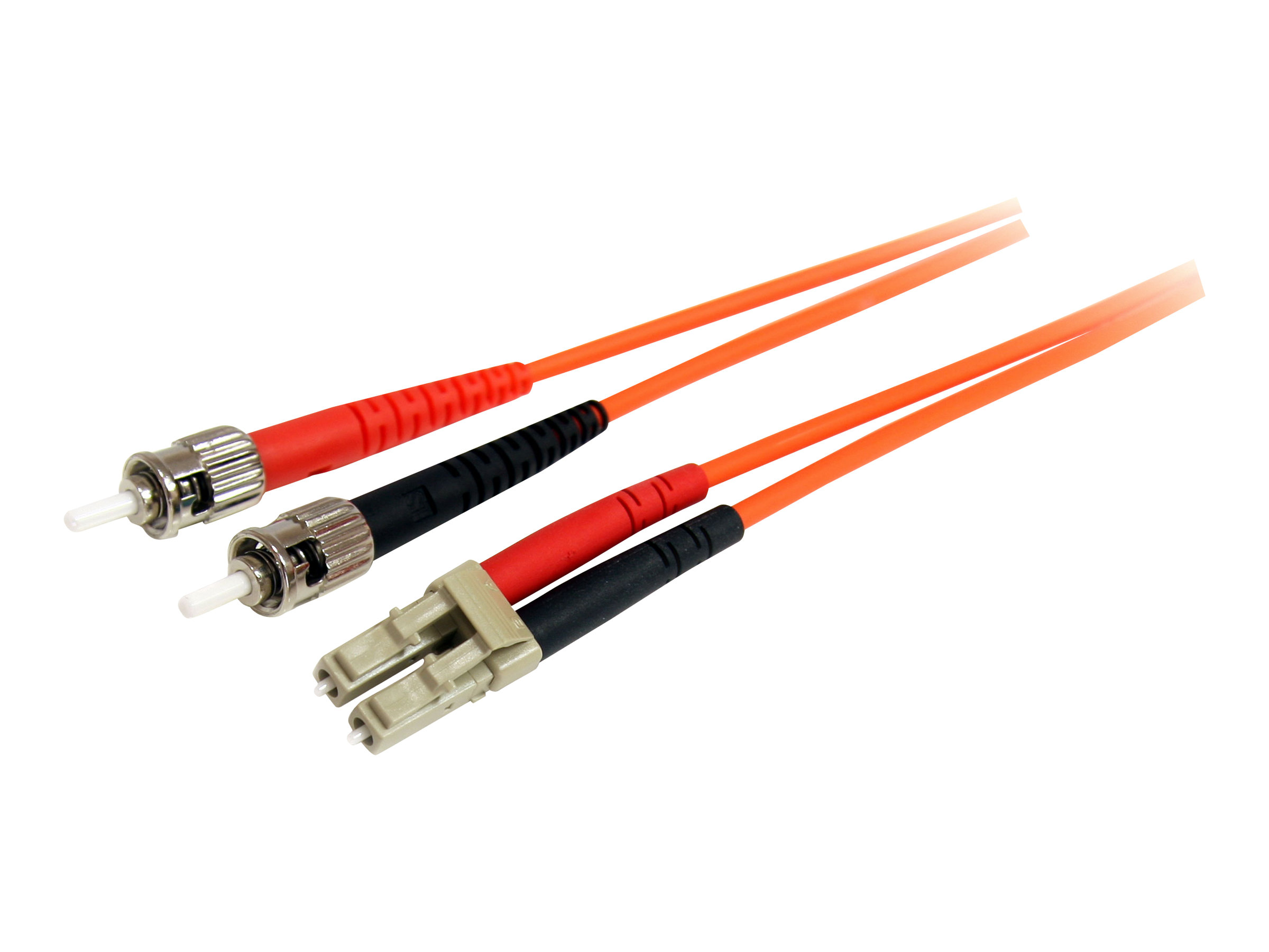 StarTech.com 3m Fiber Optic Cable - Multimode Duplex 62.5/125 - LSZH - OM1 - LC to ST Cat6 Patch Cable (FIBLCST3) - Patch-Kabel