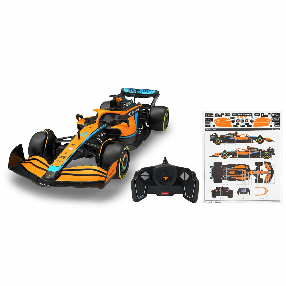 JAMARA McLaren MCL36 1 18 2.4GHz orange, Ansicht 3