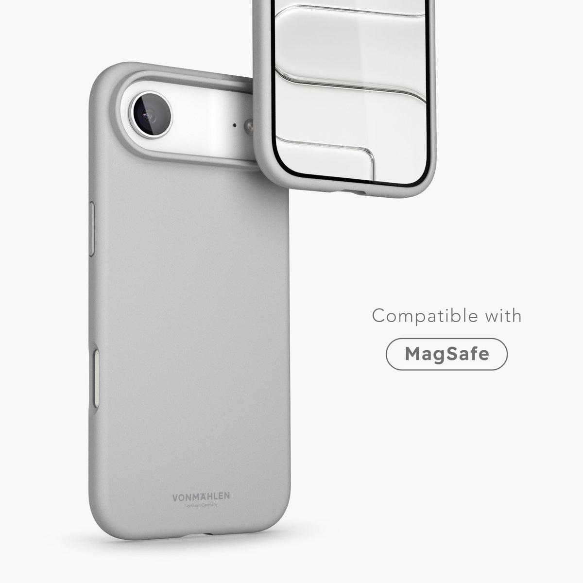 Vonmählen Soft Silicone Case iPhone 17 Air Light Gray, Ansicht 2