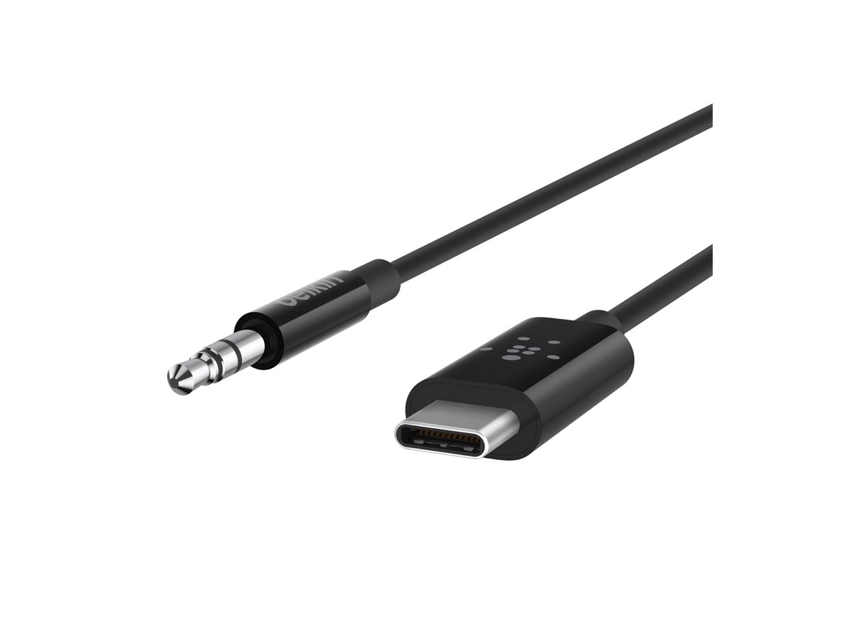 Belkin RockStar - Audiokabel - 24 pin USB-C männlich zu mini-phone stereo 3.5 mm männlich, Ansicht 4