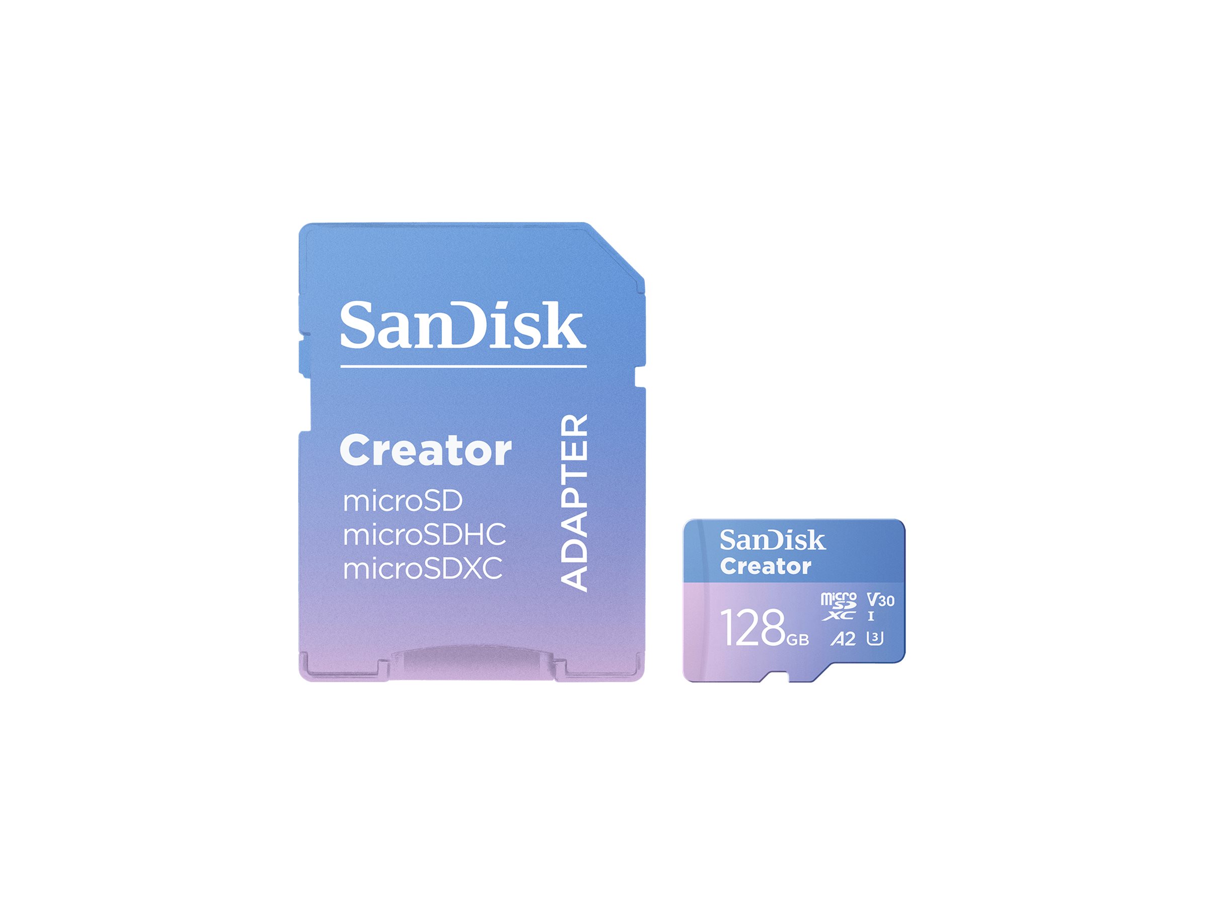 SanDisk Creator - Flash-Speicherkarte (microSDXC-an-SD-Adapter inbegriffen), Ansicht 3