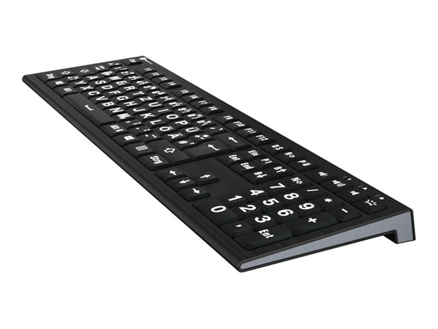 Logickeyboard Largeprint ASTRA 2 - Tastatur - hintergrundbeleuchtet