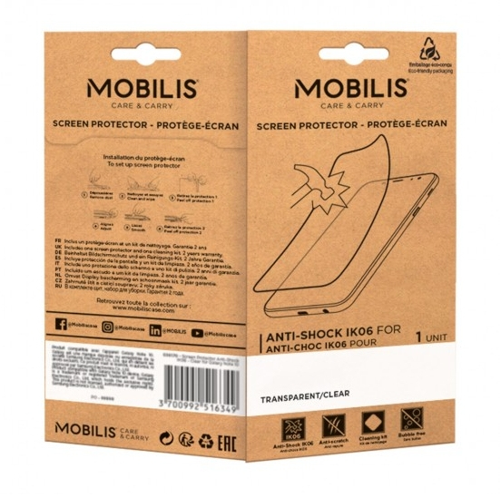 Mobilis Bildschirmschutz für Handy - unzerbrechlich und schlagfest, IK06, Ansicht 2