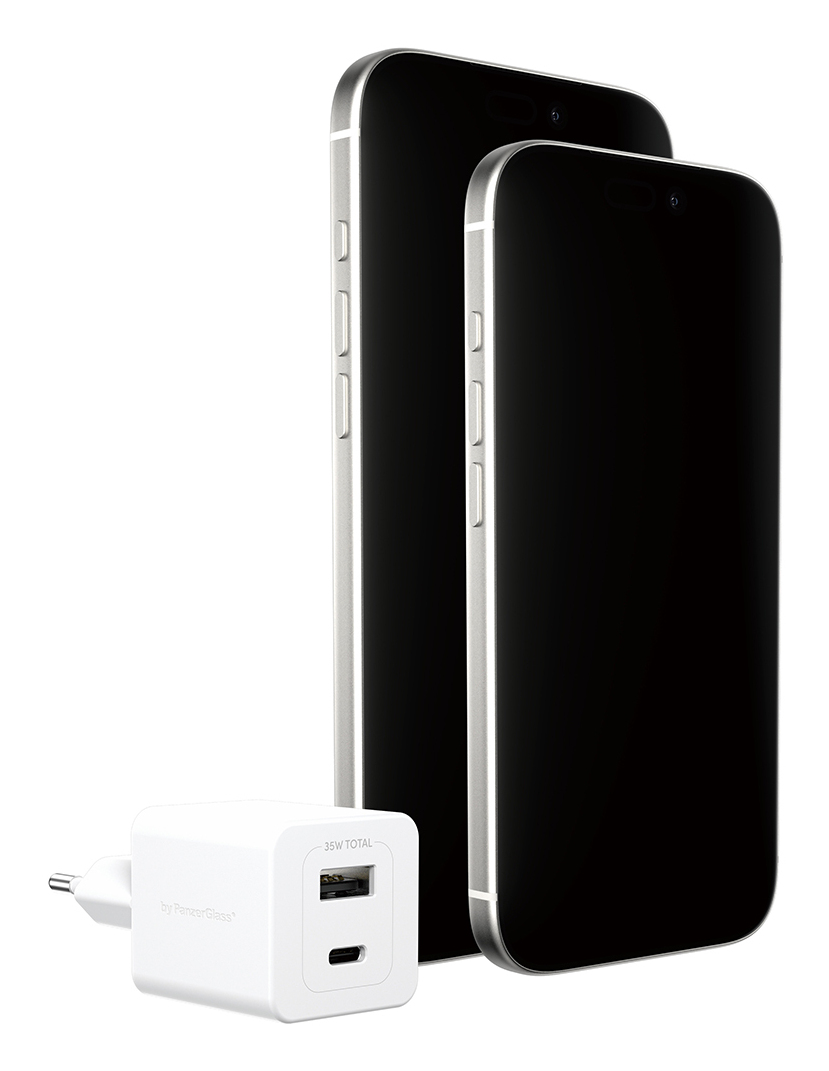 PanzerGlass USB-Wandladegerät Turbo 35 W inkl. USB-C+ USB-A, Ansicht 4