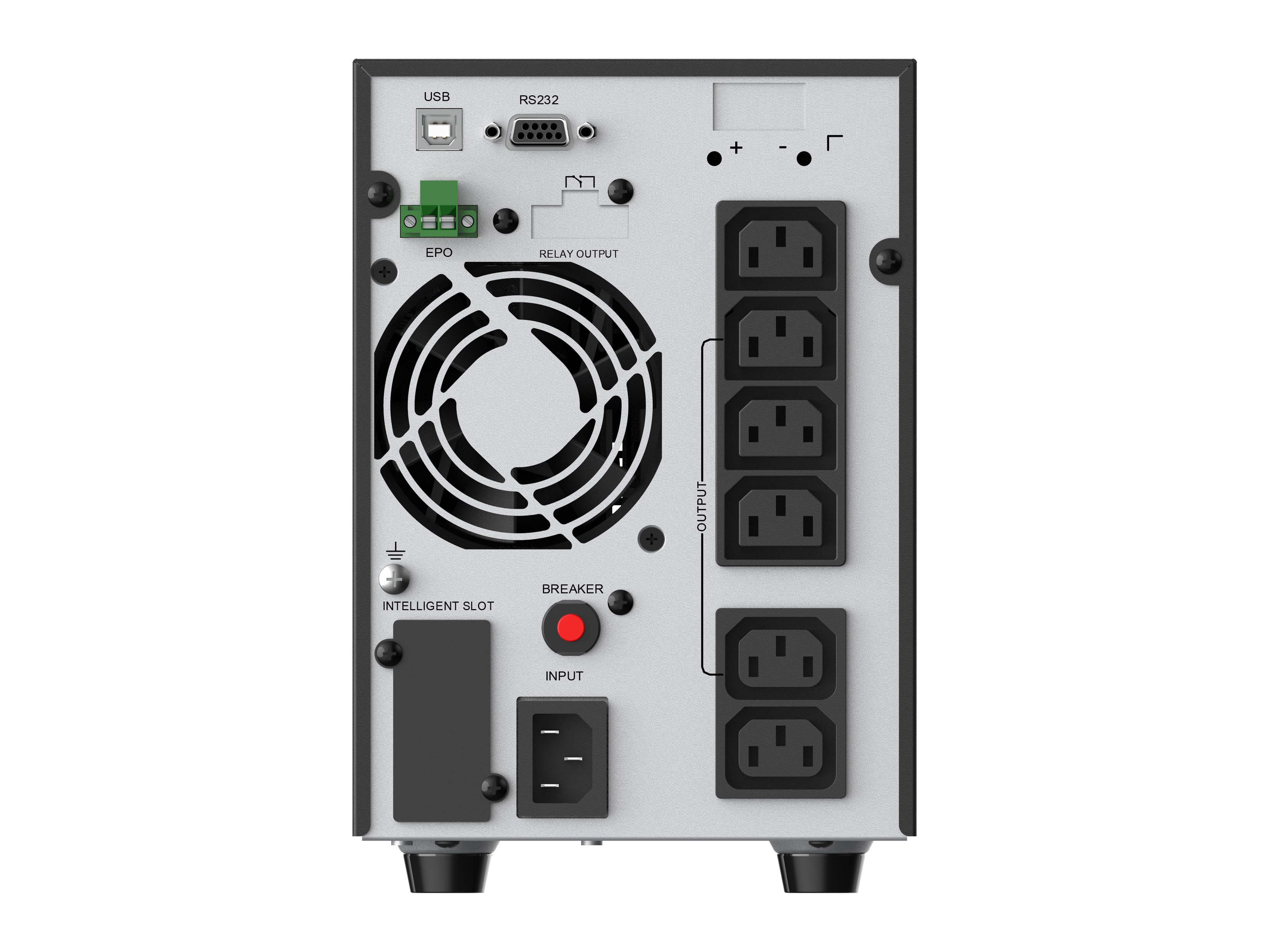Conceptronic ZEUS USV Online UPS IEC EPO Port - (Offline-) USV - Energiespar-Modus - 2000VA 1800W, Ansicht 3