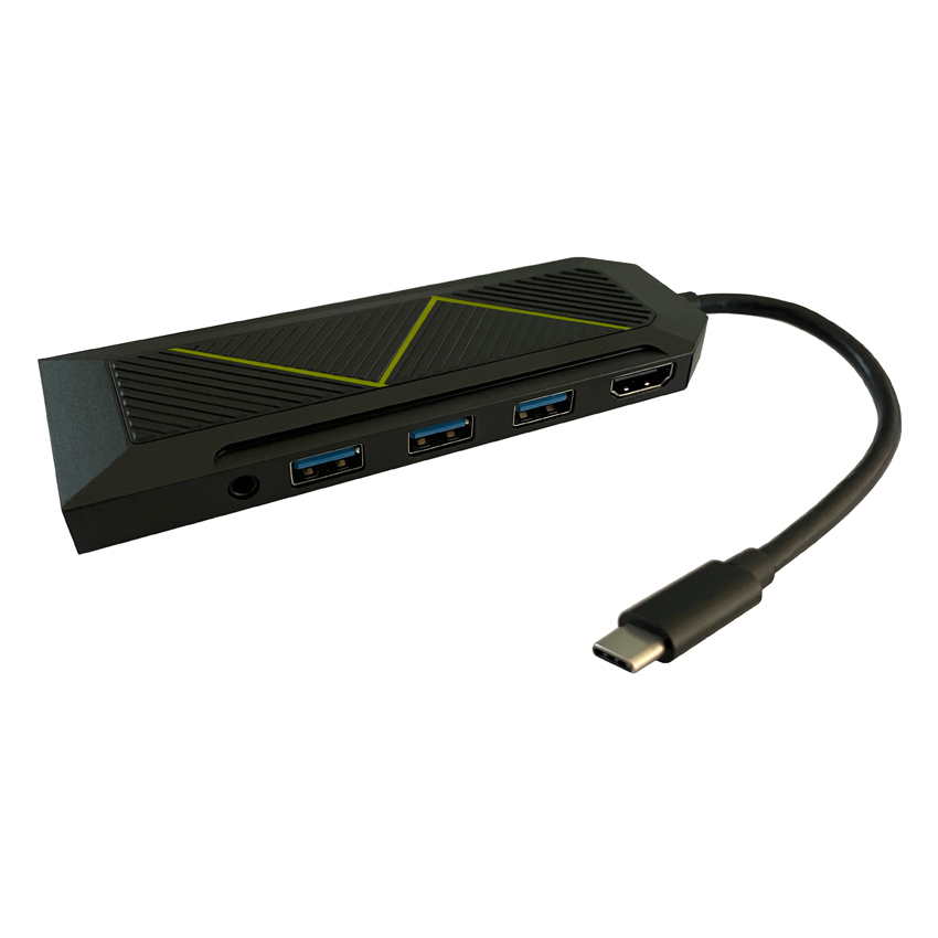 LC-Power HUB LC-HUB--C-MULTI-6-RGB black, Ansicht 4