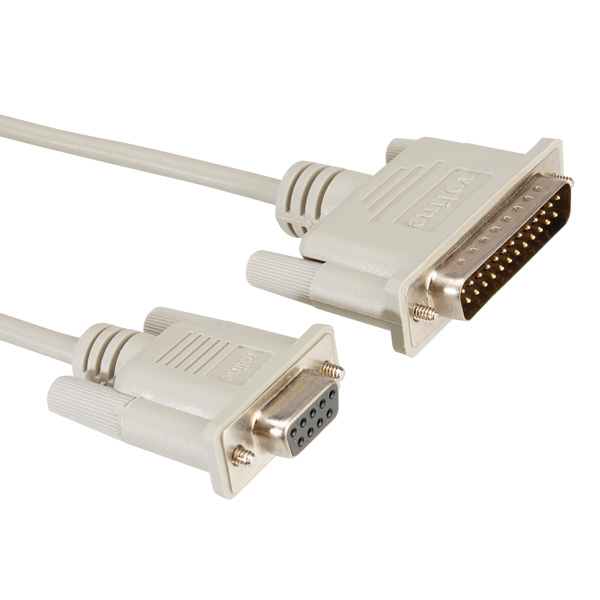 ROLINE Kabel seriell - DB-9 (W) zu DB-25 (M), Ansicht 2