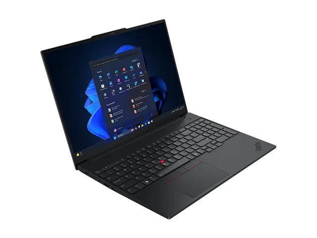 Lenovo ThinkPad E16 Gen 3 21SR - 180°-Scharnierdesign - Intel Core Ultra 5 225U - Win 11 Pro - Intel Graphics - 8 GB RAM - 256 GB SSD TCG Opal Encryption 2, NVMe - 40.6 cm (16")