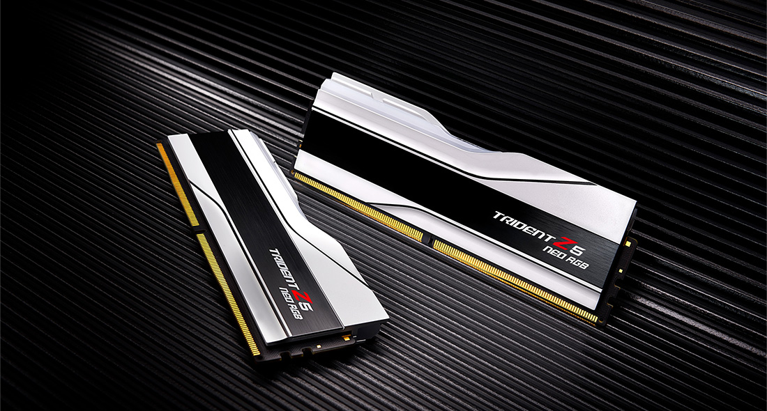 G.Skill DIMM 32 GB DDR5-6400 2x 16 Dual-Kit weiss F5-6400J3239G16GX2-TZ5NRW Trident, Ansicht 3