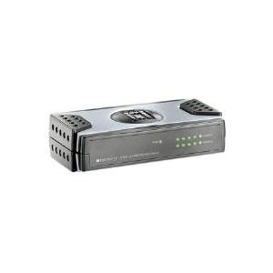 LevelOne FSW-0508TX Netzwerk-Switch 5 Ports Fast Ethernet Schwarz, Grau
