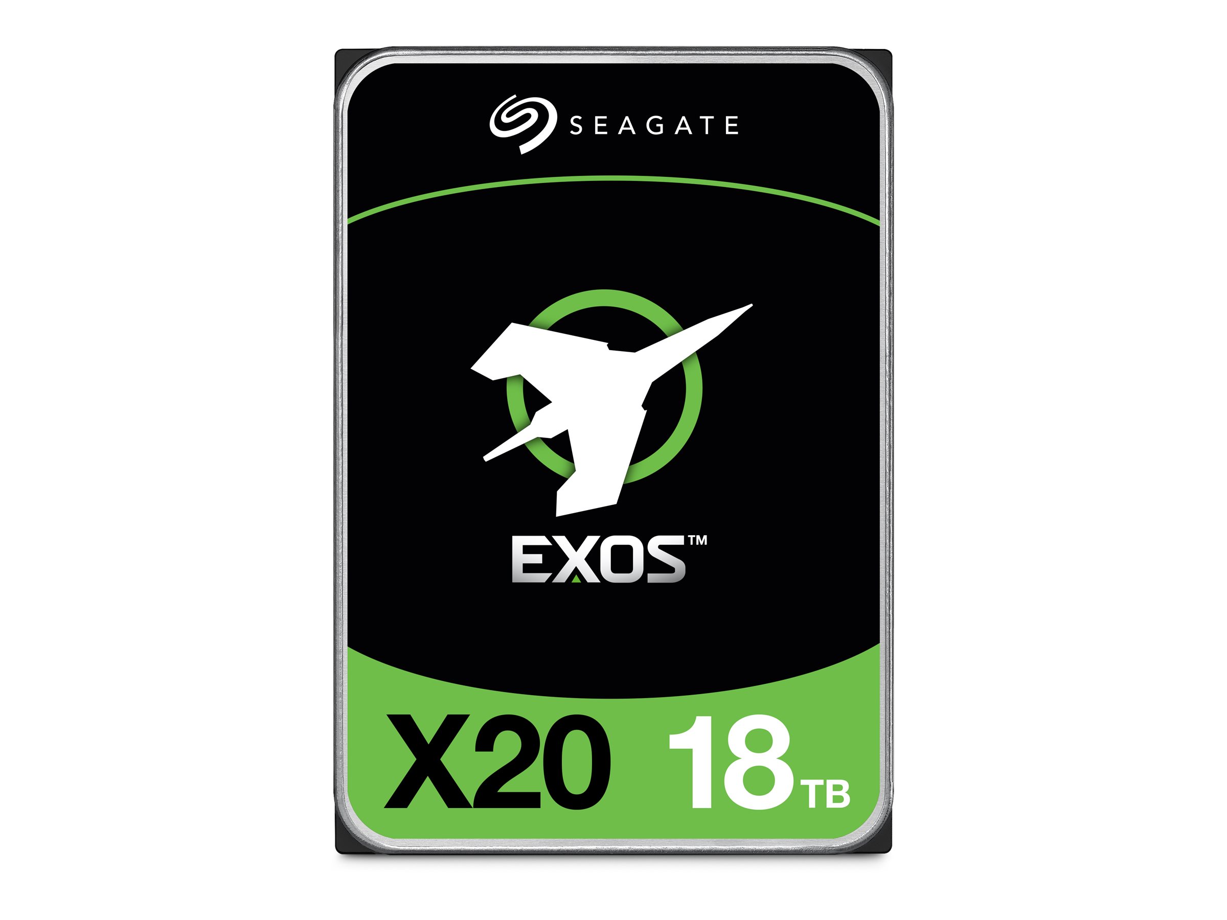 Seagate Exos X20 ST18000NM004D - Festplatte - verschlüsselt - 18 TB - intern - SATA 6Gbs - 7200 rpm - Puffer: 256 MB - Self-Encrypting Drive (SED)