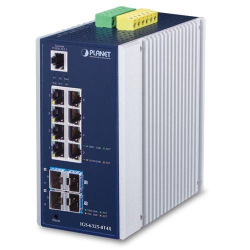 Planet IGS-6325-8T4X - Switch - L3 - managed, Ansicht 4
