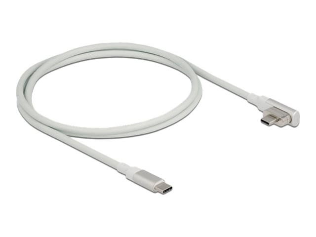Delock USB-Kabel - 24 pin USB-C (M) abgewinkelt magnetisch zu 24 pin USB-C (M)