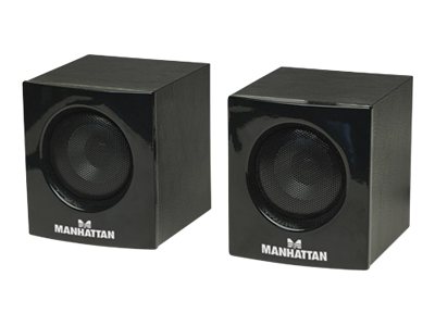 Manhattan Aktivbox  2700 USB 2 Lautpsprecher  schwarz retail