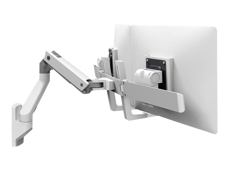Ergotron HX Dual Monitor Wall Mount Arm - Befestigungskit (Griff Gelenkarm Wandmontage 2 Drehgelenke Befestigungsteile Scharnier Verlängerungsteil)