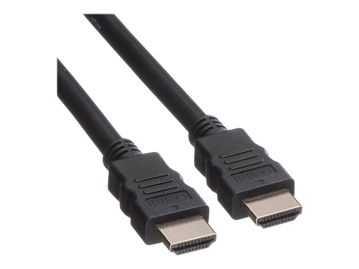 Roline - HDMI-Kabel - HDMI männlich zu HDMI männlich - 3 m - abgeschirmt - Schwarz