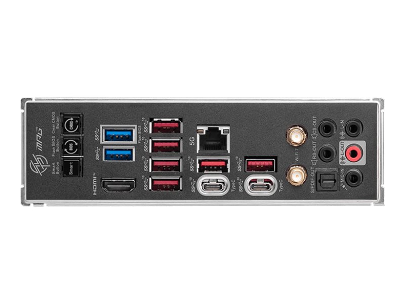 MSI MPG Z790 Carbon MAX Wifi II - Motherboard - ATX - LGA1700-Sockel - Z790 Chipsatz - USB 3.2 Gen 1 USB 3.2 Gen 2 USB-C 3.2 Gen2 USB-C 3.2 Gen 2x2 - 5 Gigabit Ethernet Wi-Fi Bluetooth - Onboard-Grafik (CPU erforderlich)