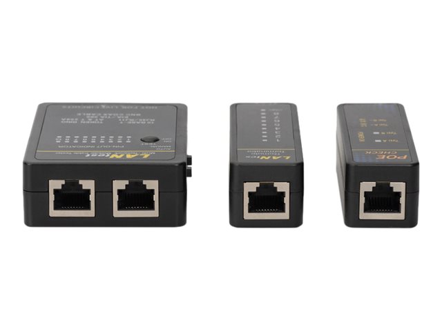 DIGITUS Netzwerk- und Kommunikationskabel Tester, RJ45 und BNC, Ansicht 2