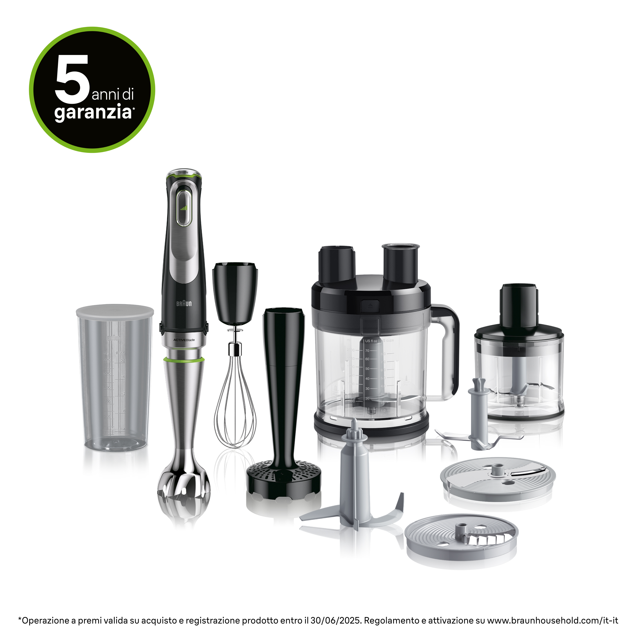 Braun Multiquick 9 MQ 9187XLI - Handmixer - 1.2 kW, Ansicht 4