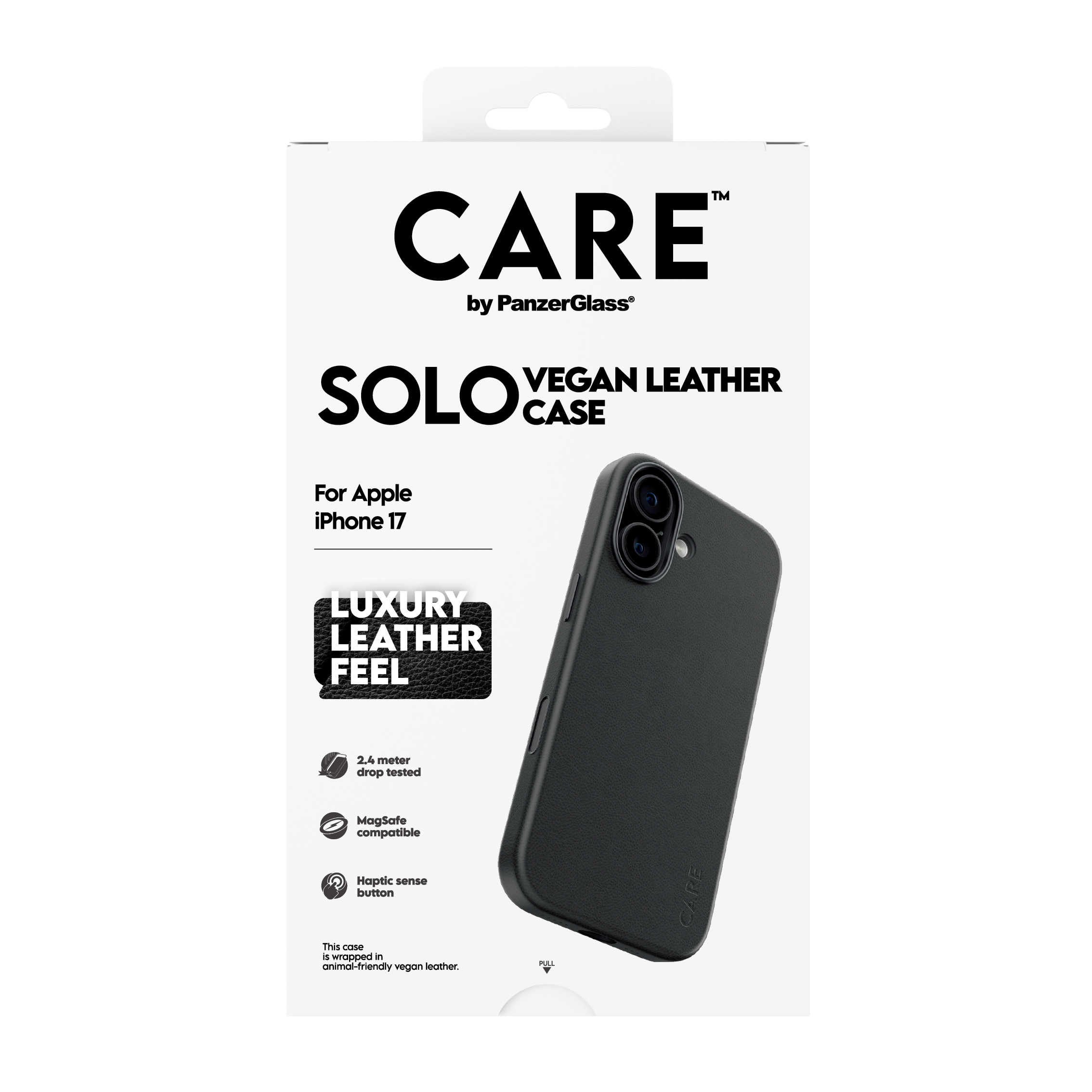 PanzerGlass CARE by Solo Case Black iPhone 17, Ansicht 4