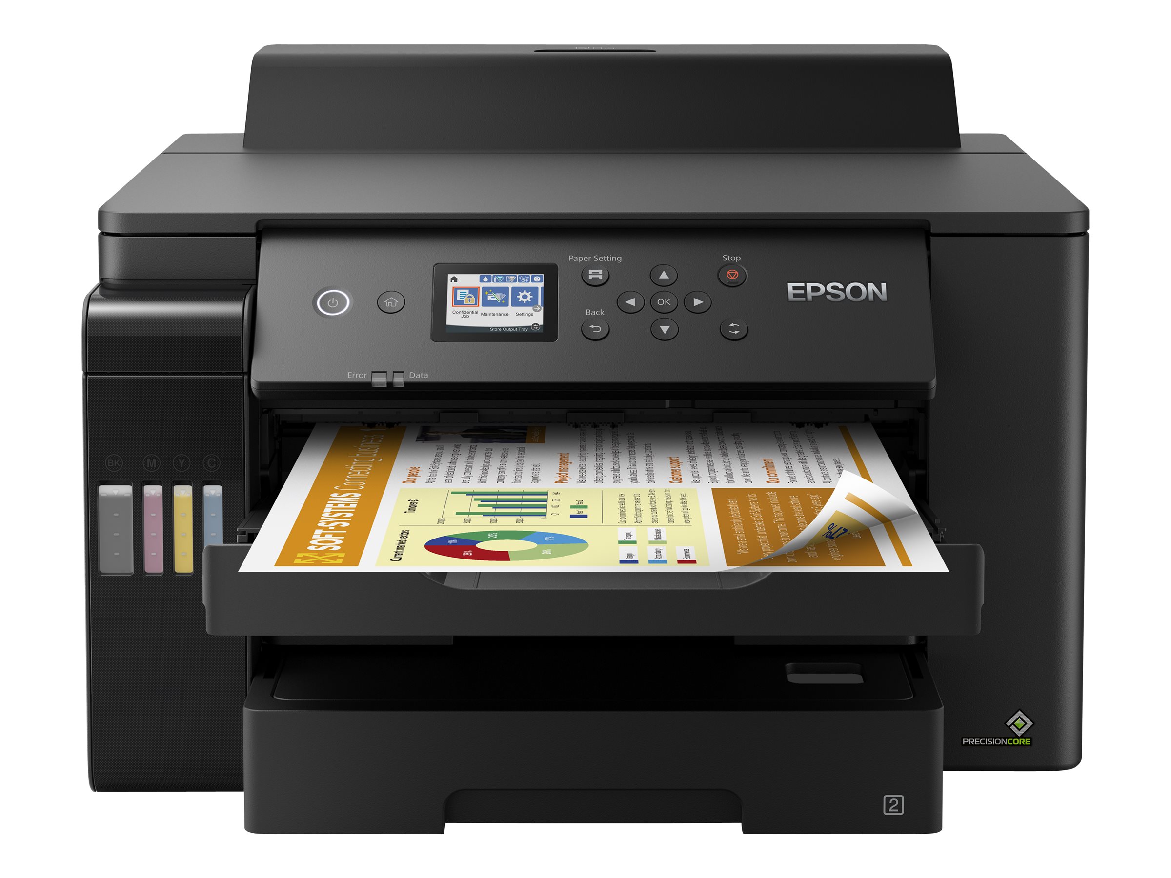 Epson EcoTank ET-16150 - Drucker - Farbe - Duplex - Tintenstrahl - A3 - 4800 x 1200 dpi - bis zu 25 Seiten/Min. (einfarbig)/