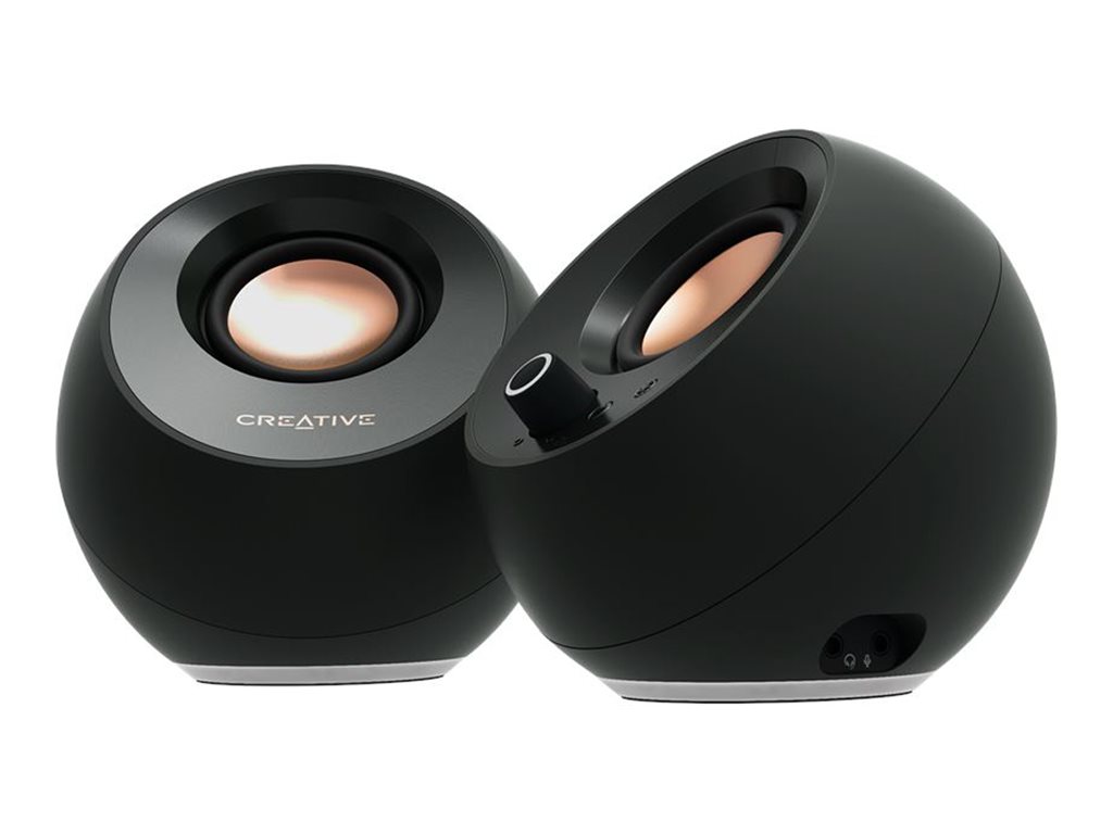 Creative Labs Creative Aktivbox Pebble Pro 2.0 Bluetooth 5.3 RGB schwarz - Lautsprecher - Bluetooth 5, Ansicht 2