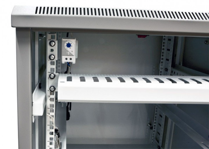 ALLNET Racks Rack 500 kg Freistehendes Gestell 22U Grau, Ansicht 3