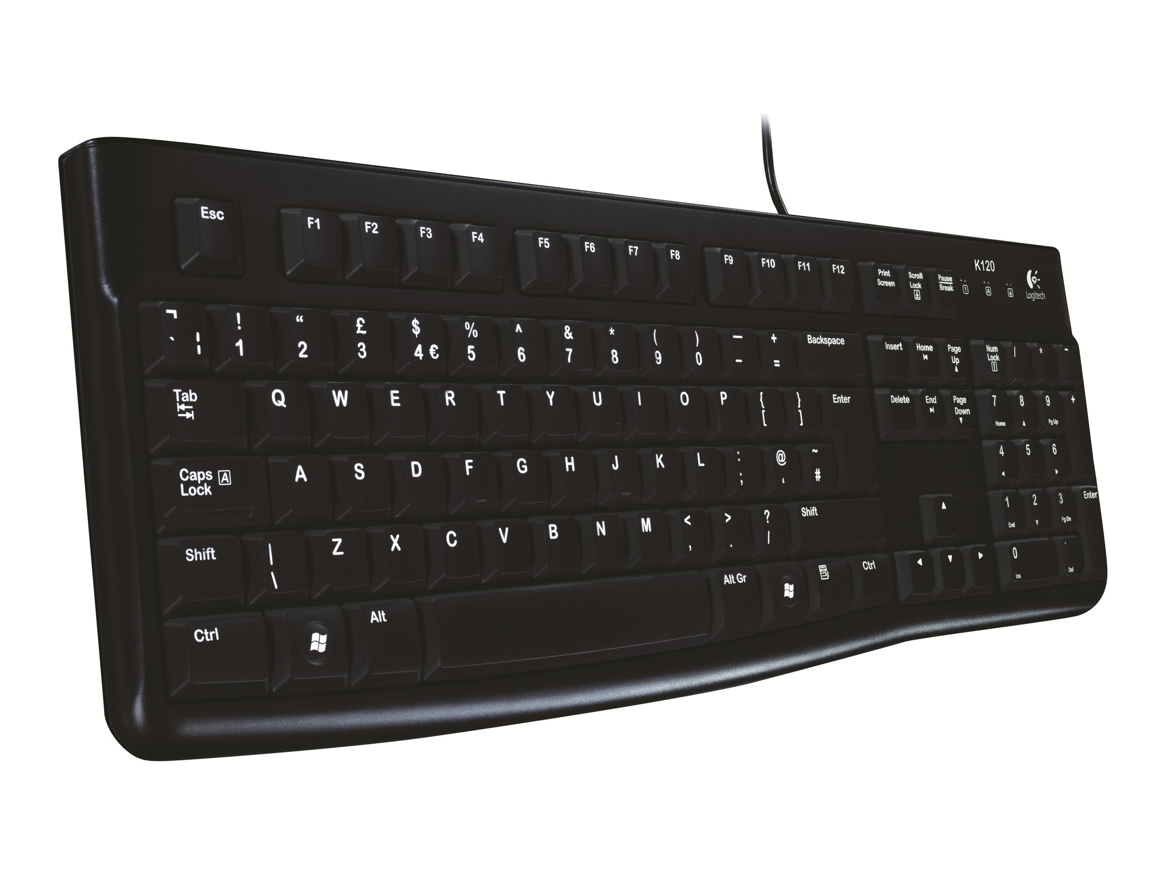 Logitech K120 - Tastatur - USB - Griechisch (920-002490)