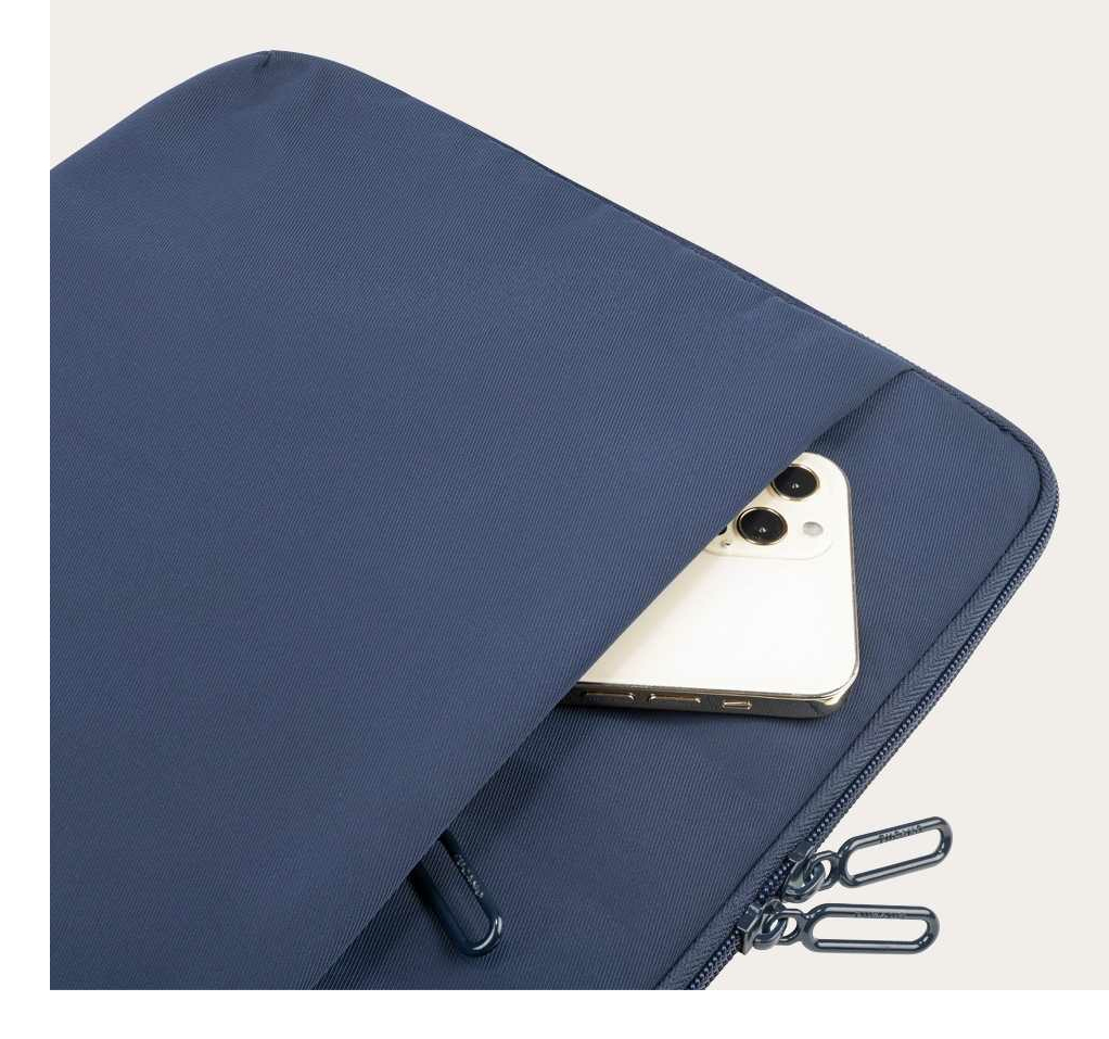 TUCANO Sandy Sleeve BLUE - MACBOOK PRO 14 LAPTOP 13-14 BFSAN1314-B - (Schutz-)hülle, Ansicht 3