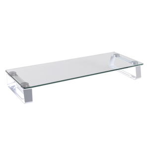 LogiLink Monitor Riser - Aufstellung für LCD-Display/Notebook - Glas, fester, kaltgepresster Stahl, Ansicht 2
