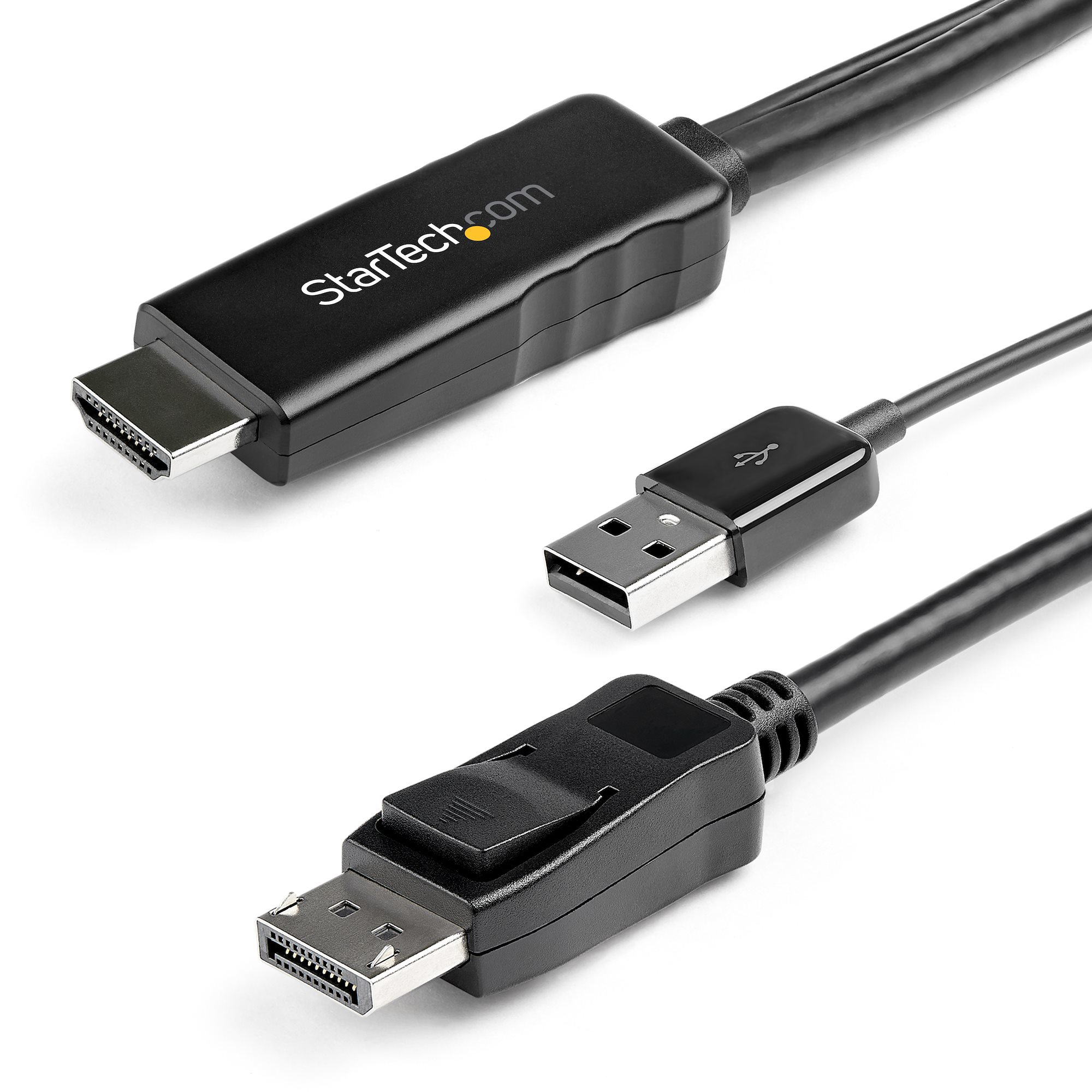 StarTech.com 2m HDMI auf DisplayPort Adapter- 4K 30Hz, 2 m, HDMI Typ A (Standard), DisplayPort, Männlich, Männlich, Gerade