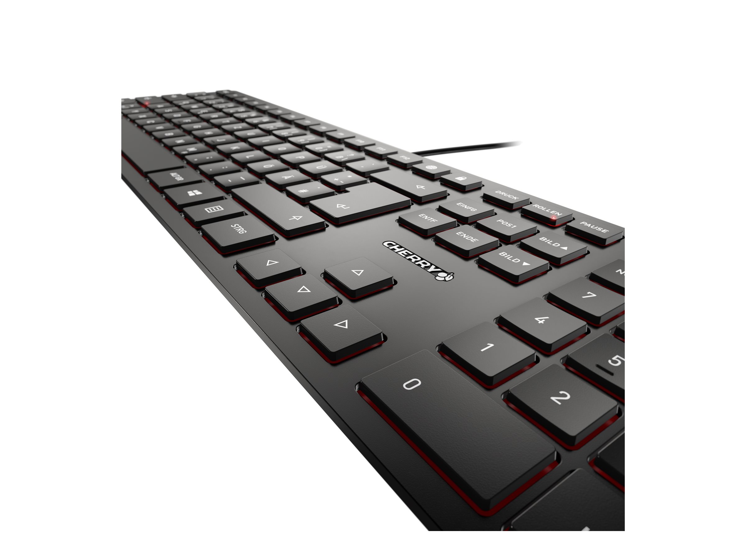Cherry KC 6000 SLIM - Tastatur - USB - TL: Schweiz, QWERTZ, Ansicht 3