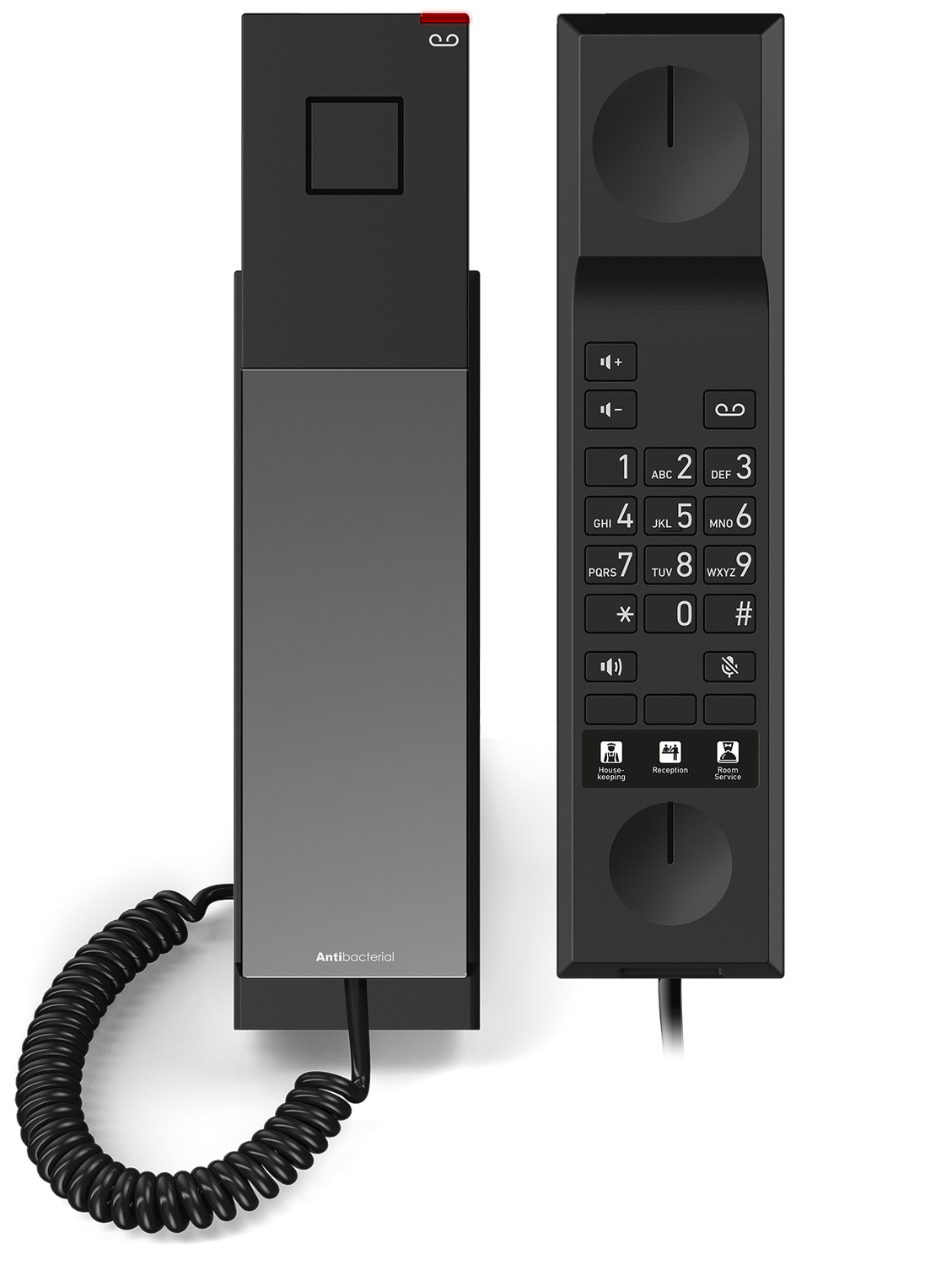 Snom HD300 - Telefon mit Schnur - Gun Metal Black, Ansicht 2