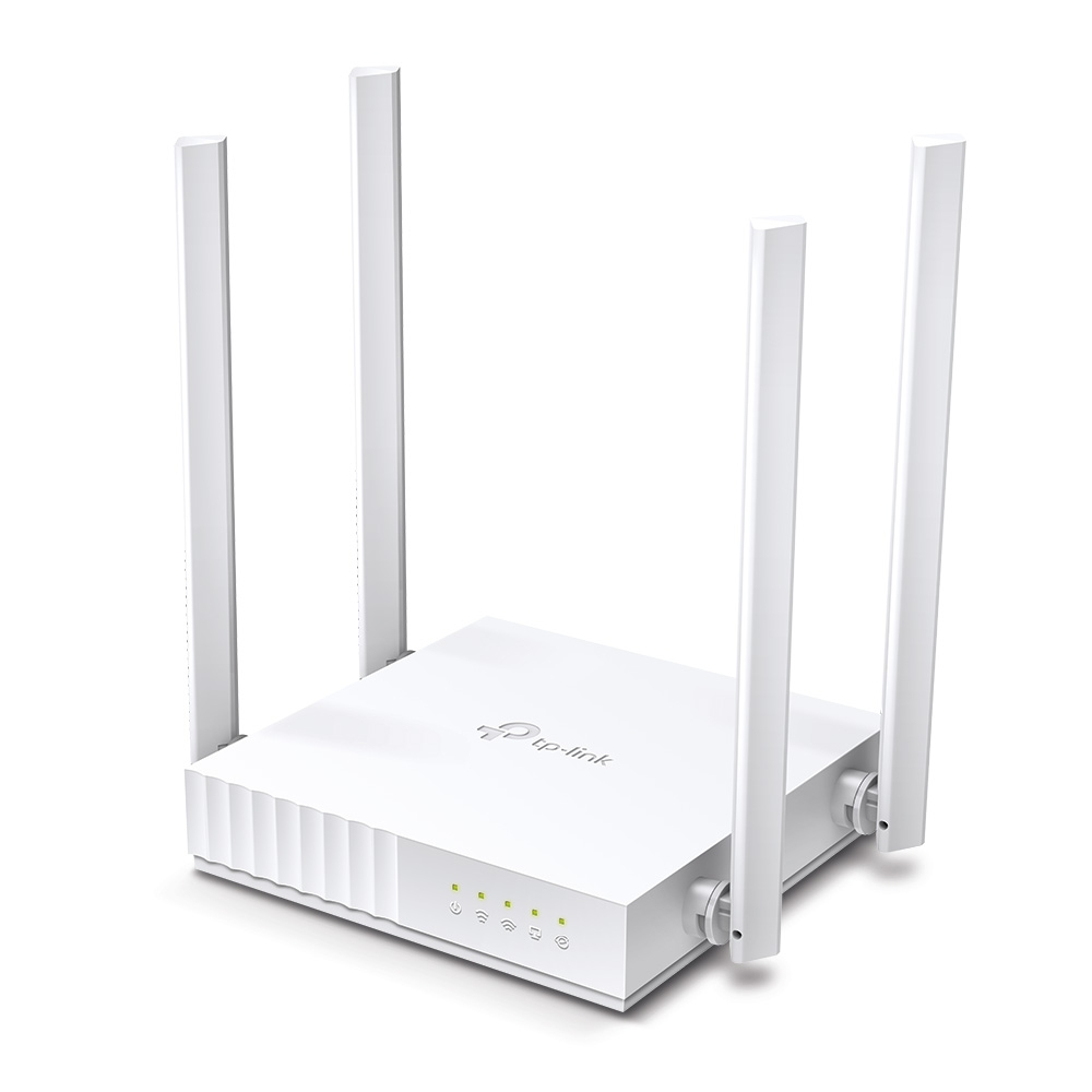 TP-LINK ARCHER C24 - Wi-Fi 5 (802.11ac) - Dual-Band (2,4 GHz/5 GHz) - Eingebauter Ethernet-Anschluss - Weiß, Ansicht 2