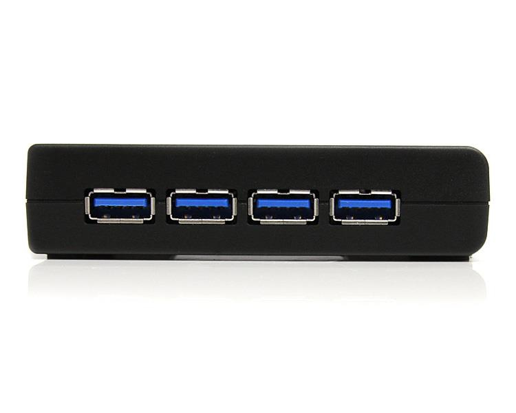 StarTech.com 4 Port SuperSpeed USB 3.0 Hub - Schwarz, Ansicht 4